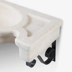 Veltha Outdoor Stone Design Other Outdoor Furniture<Sethra Travertine Semicircular Basin