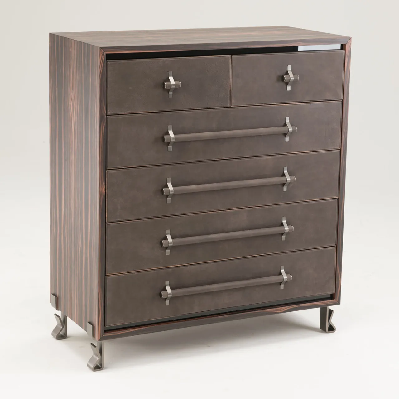 Disegnopiù Dressers<Settimo Ebony Chest of Drawers by Michael Schoeller