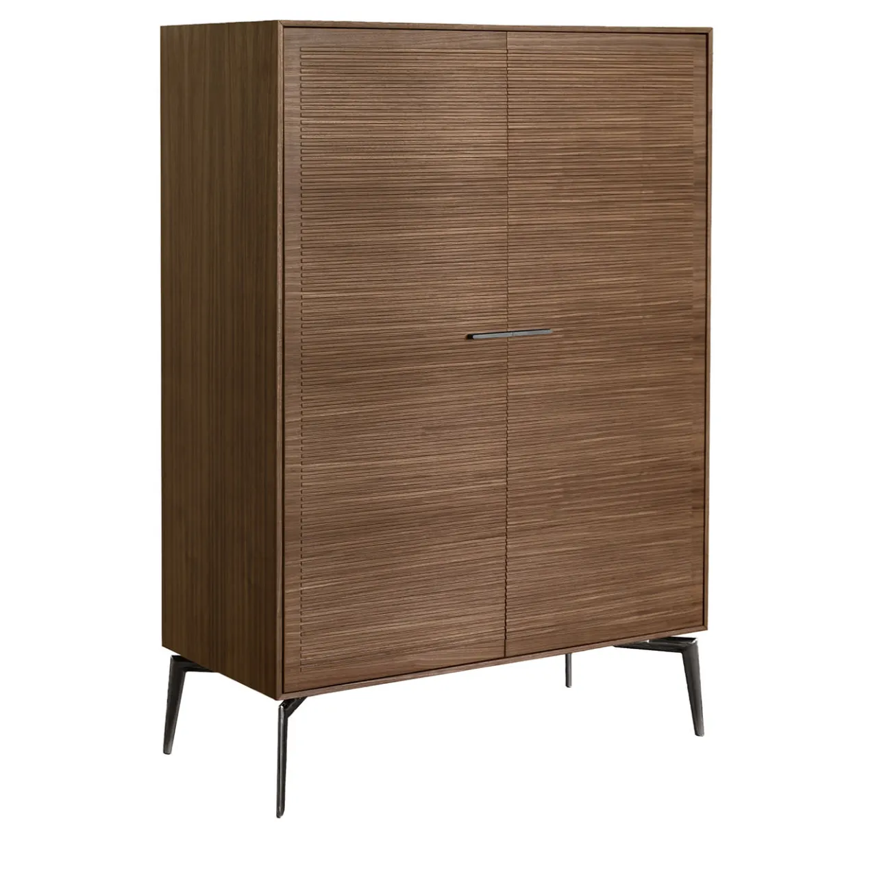Alivar Bar Cabinets<Shake Walnut Bar Cabinet by Giuseppe Bavuso