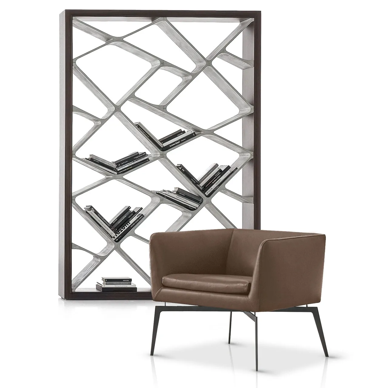 Alivar Bookcases<Shanghai Durmast Bookcase by Giuseppe Bavuso