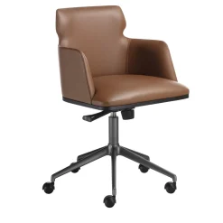 Carpanelli Office Chairs<Shape Leather Swivel Chair