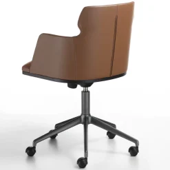 Carpanelli Office Chairs<Shape Leather Swivel Chair