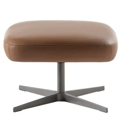 Carpanelli Ottomans & Poufs<Shape Leather Swivel Pouf