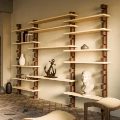 Morelato Bookcases<Shark 15-Shelf Bookcase by Giuseppe Viganò
