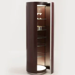 Laura Meroni Cabinets<Shellac Cylindrical Cabinet