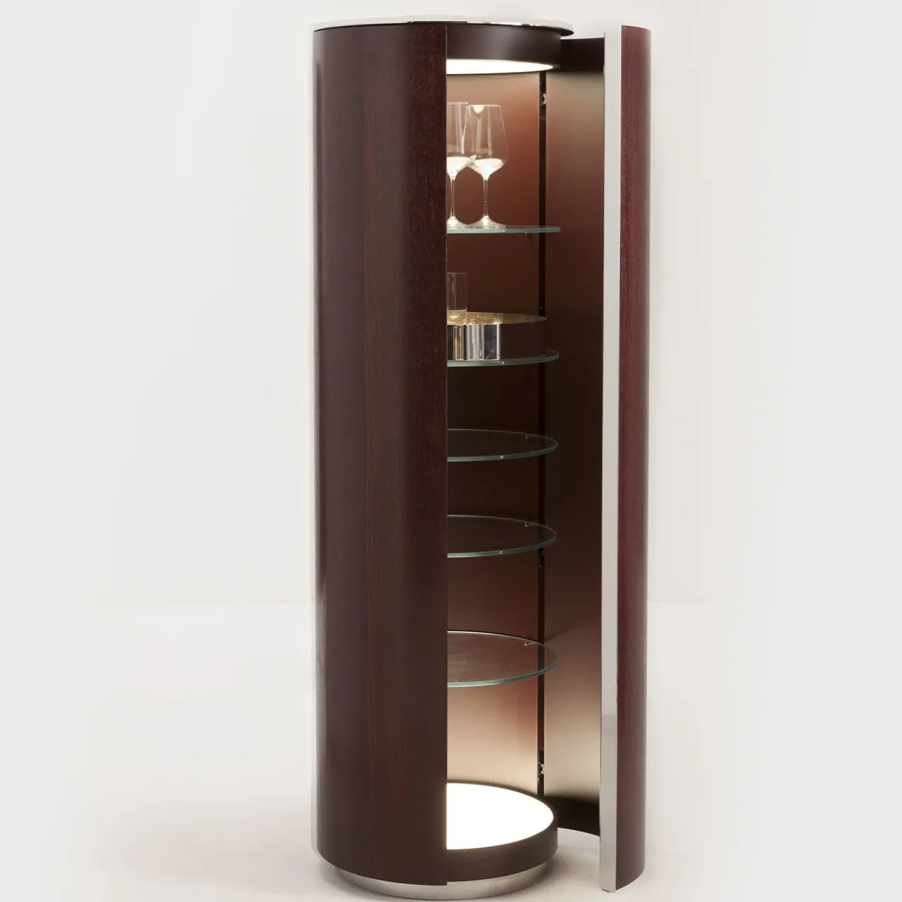 Laura Meroni Cabinets<Shellac Cylindrical Cabinet