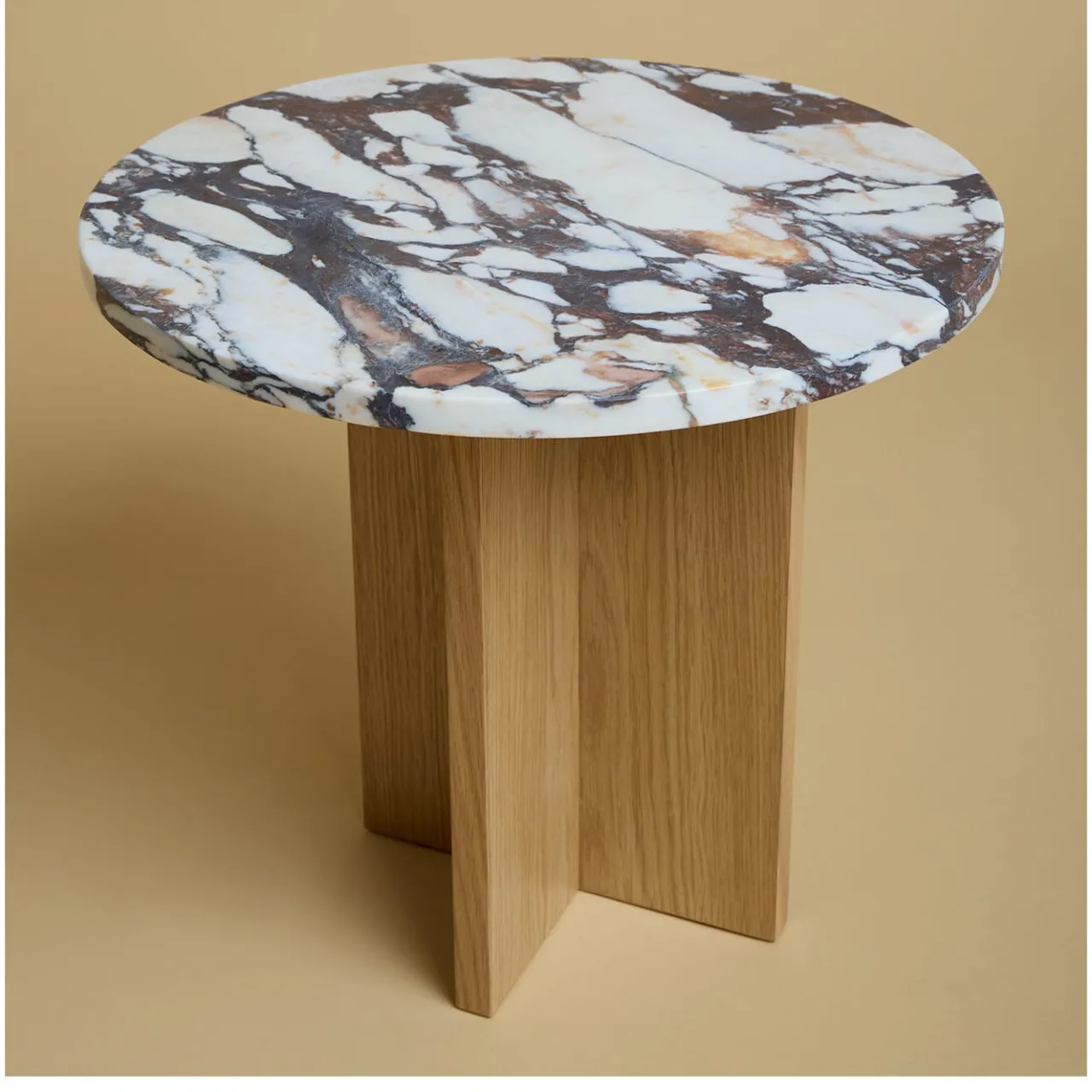 Lebanto Side Tables<Sherman Calacatta and Durmast Side Table