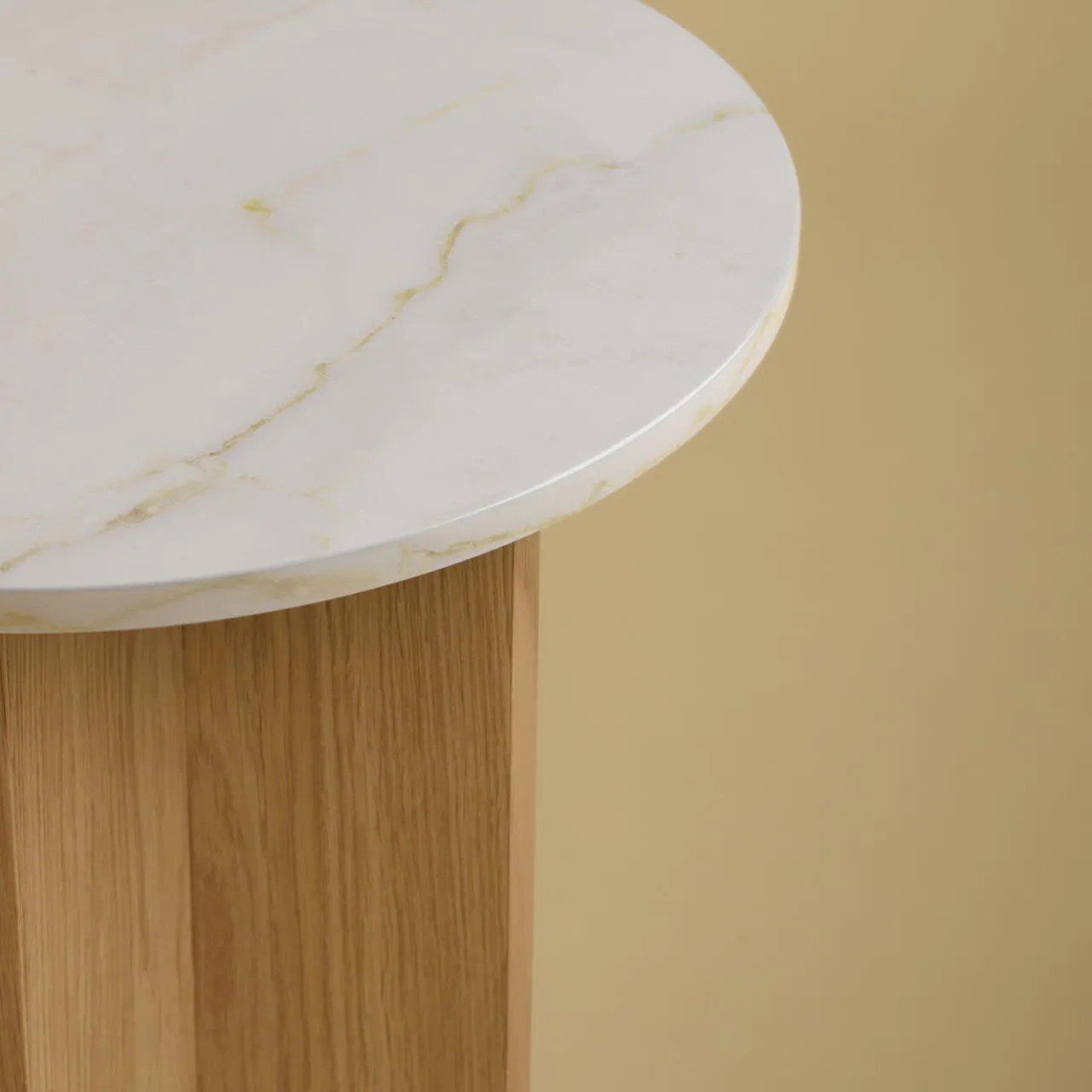 Lebanto Side Tables<Sherman Side Table in Calacatta Gold Marble and Oak