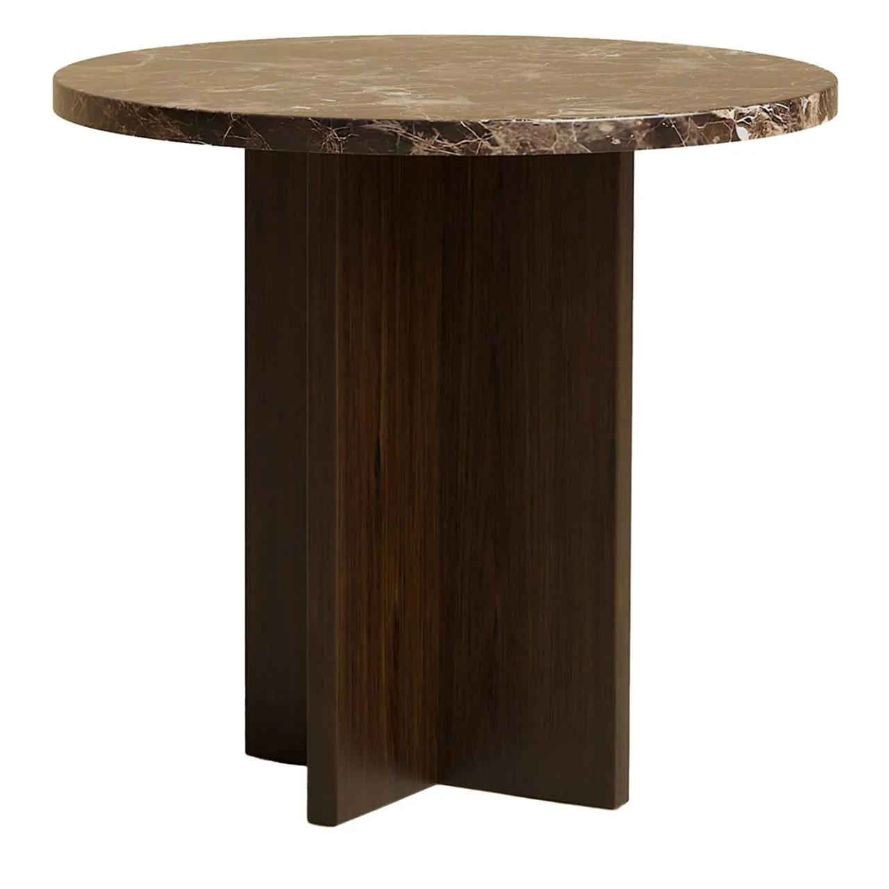 Lebanto Side Tables<Sherman Side Table in Emperador Dark Marble and Oak
