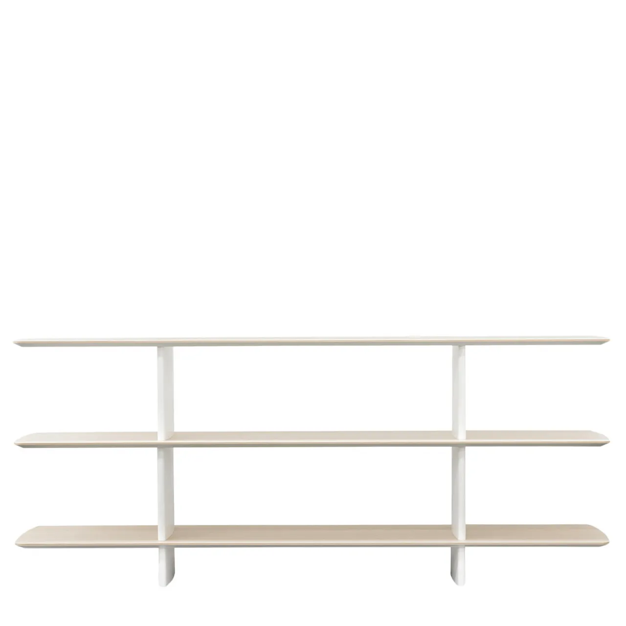 Tecno Spa Bookcases<Shift White and Durmast 3-Shelf Bookcase by Foster + Partners