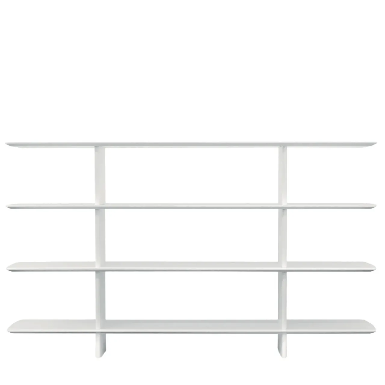 Tecno Spa Bookcases<Shift White 4-Shelf Bookcase by Foster + Partners