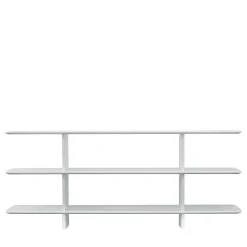 Tecno Spa Bookcases<Shift White 3-Shelf Bookcase by Foster + Partners