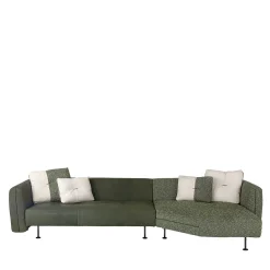 Borzalino Sofas<SHIFU Green Leather Modular Sofa