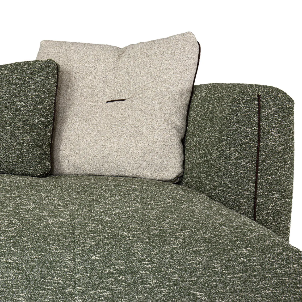 Borzalino Sofas<SHIFU Green Leather Modular Sofa