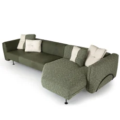 Borzalino Sofas<SHIFU Green Leather Modular Sofa
