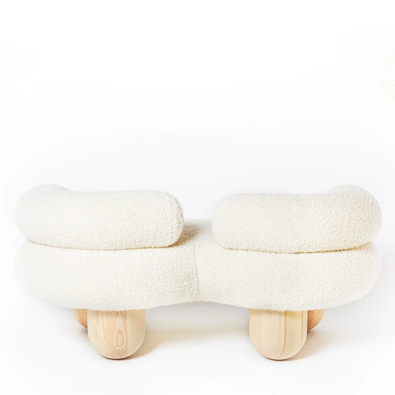 Pietro Franceschini Sofas<Siamese White Sculptural Sofa