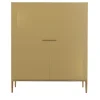 Alivar Bar Cabinets<Side Up Mustard Bar Cabinet by Giuseppe Bavuso
