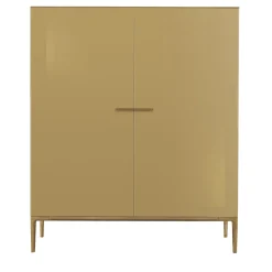 Alivar Bar Cabinets<Side Up Mustard Bar Cabinet by Giuseppe Bavuso