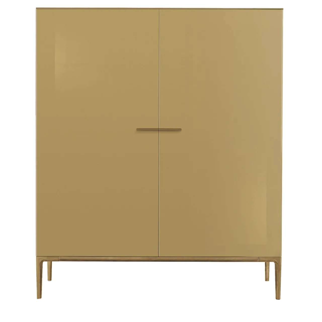 Alivar Bar Cabinets<Side Up Mustard Bar Cabinet by Giuseppe Bavuso