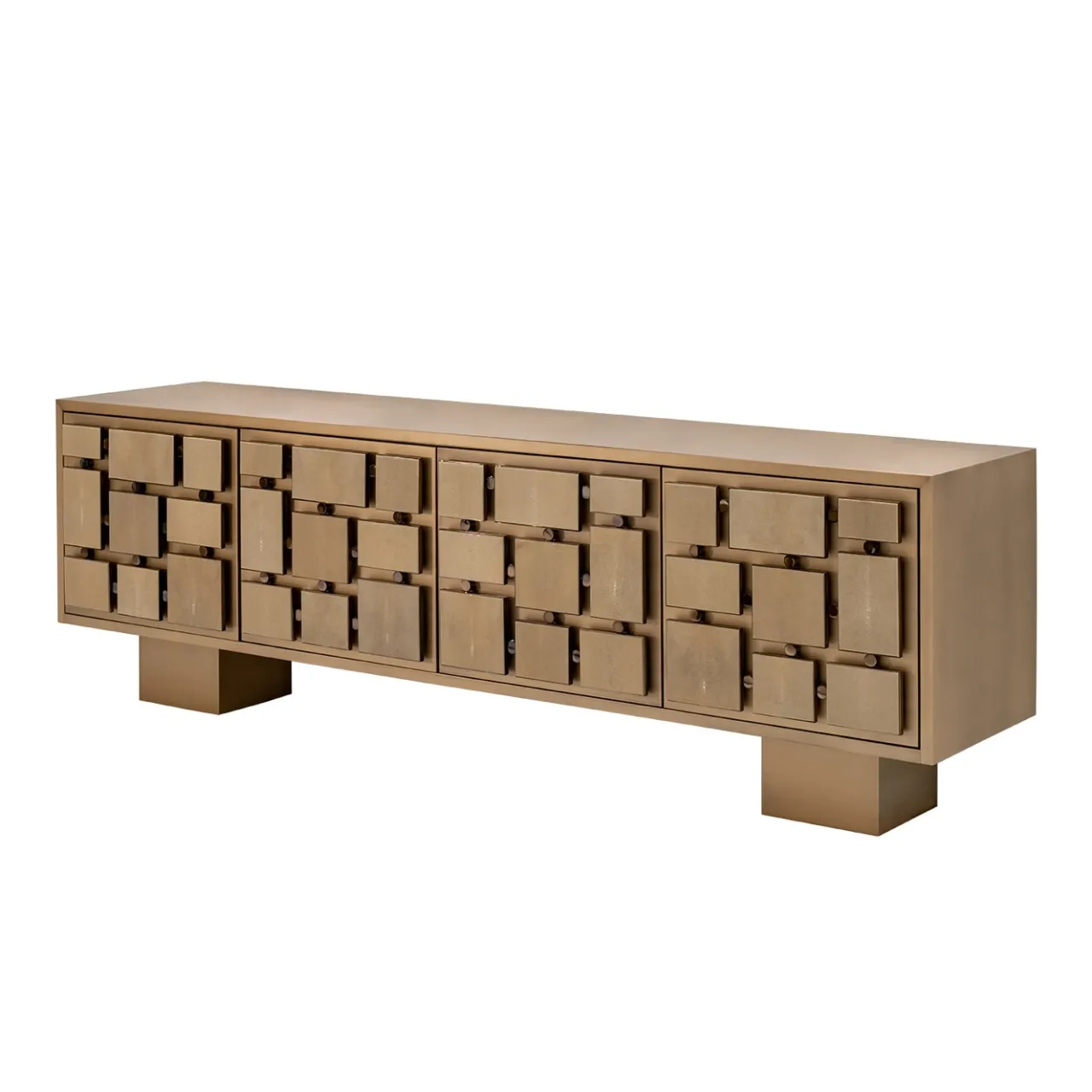 CG Capelletti Sideboards Buffets<SIDEBOARD WITH RAY SKIN