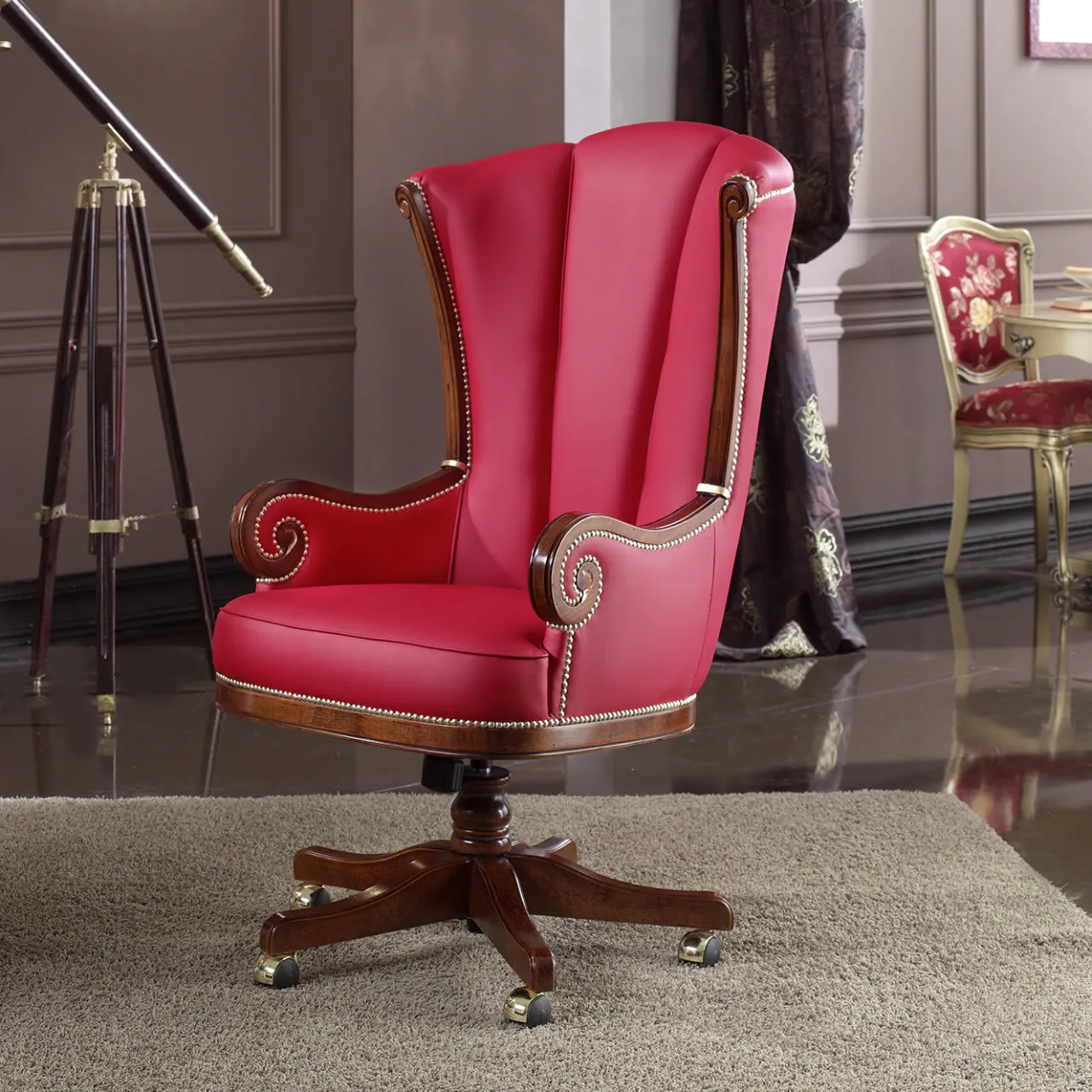 Morello Gianpaolo Office Chairs<Sidney Swivel Armchair