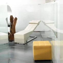 Sitia Ottomans & Poufs<SigPouf Mango with wheels