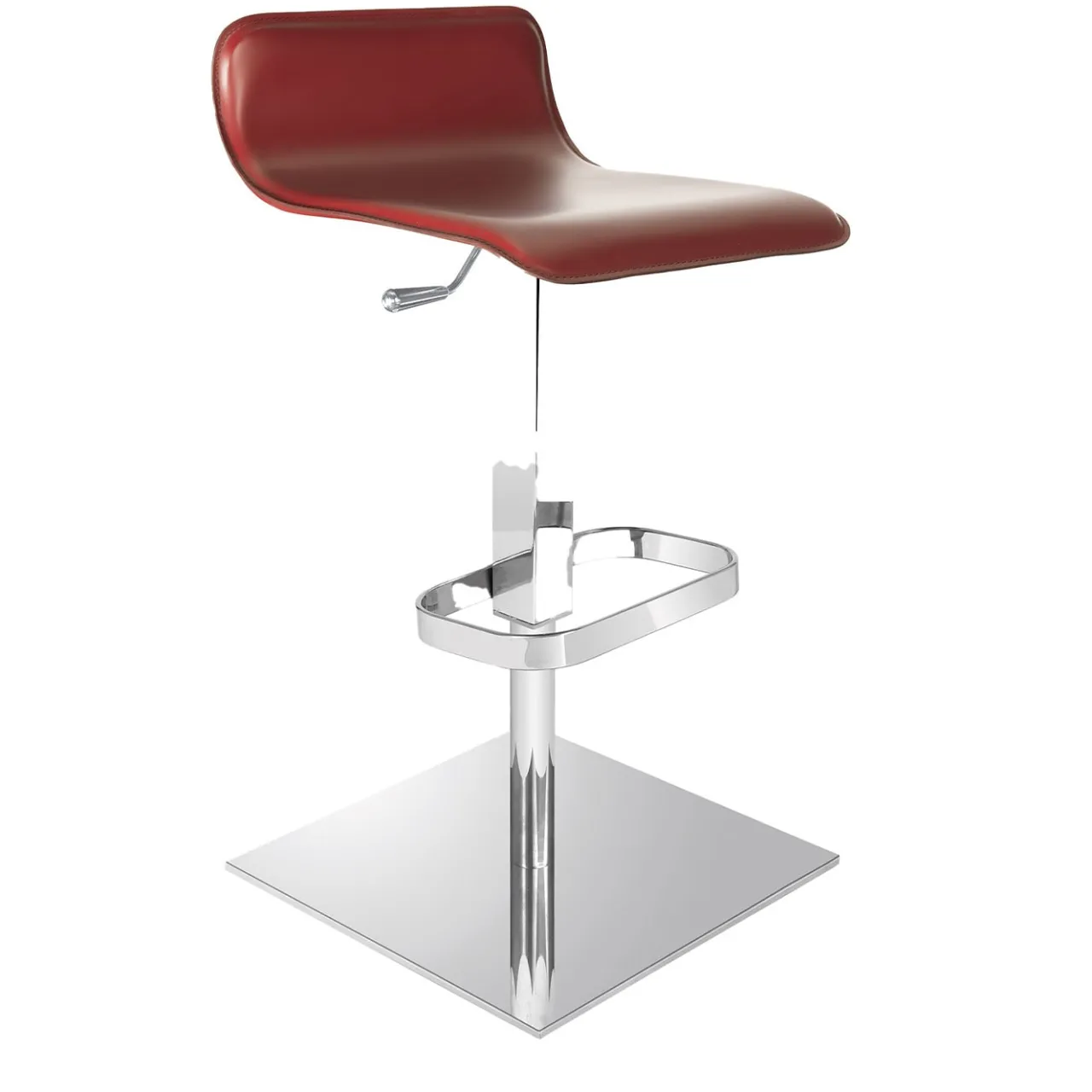 Trevisan Italia Bar Stools<Silea Red Stool