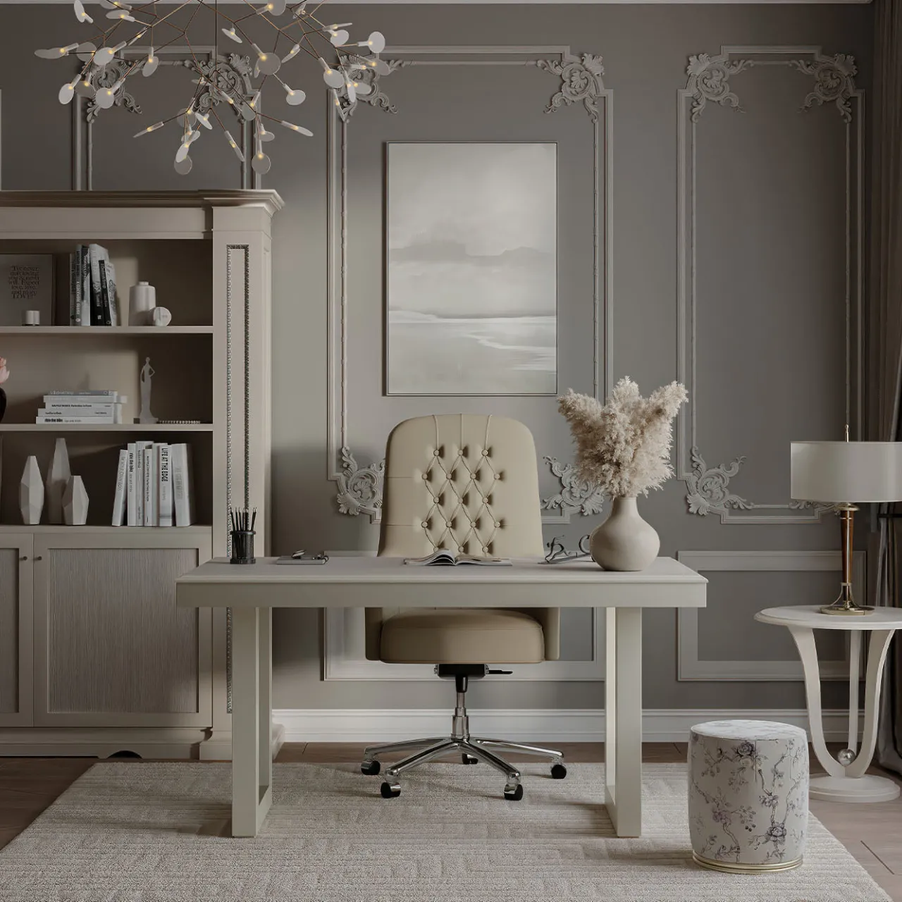Guerra Vanni Consoles<Silver Oak Writing Desk from Studio Privè Collection