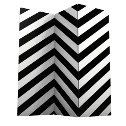 altreforme Room Dividers<Simbolo Zig-Zagged Stripes Black-and-White Room Divider