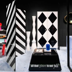 altreforme Room Dividers<Simbolo Zig-Zagged Stripes Black-and-White Room Divider