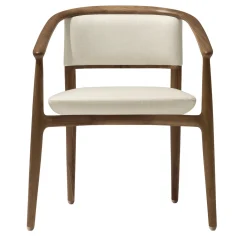 Giorgetti Chairs<Sinbad White Chair With Arms