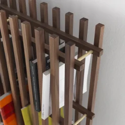Durame Bookcases<Singolo Walnut Bookshelf