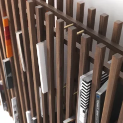 Durame Bookcases<Singolo Walnut Bookshelf