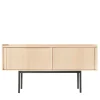 Dale Italia Sideboards Buffets<Sipario 2-Doors High Natural Ash Sideboard