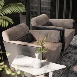 Living Couture Armchairs<Siria Brown Armchair