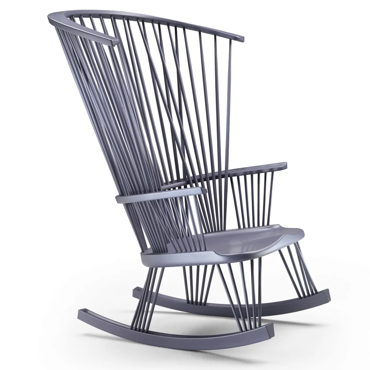 Fratelli Boffi Armchairs<Sitlali Rocking Armchair by Philippe Bestenheider #3