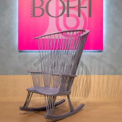 Fratelli Boffi Armchairs<Sitlali Rocking Armchair by Philippe Bestenheider #3