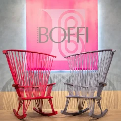 Fratelli Boffi Armchairs<Sitlali Rocking Armchair by Philippe Bestenheider #3