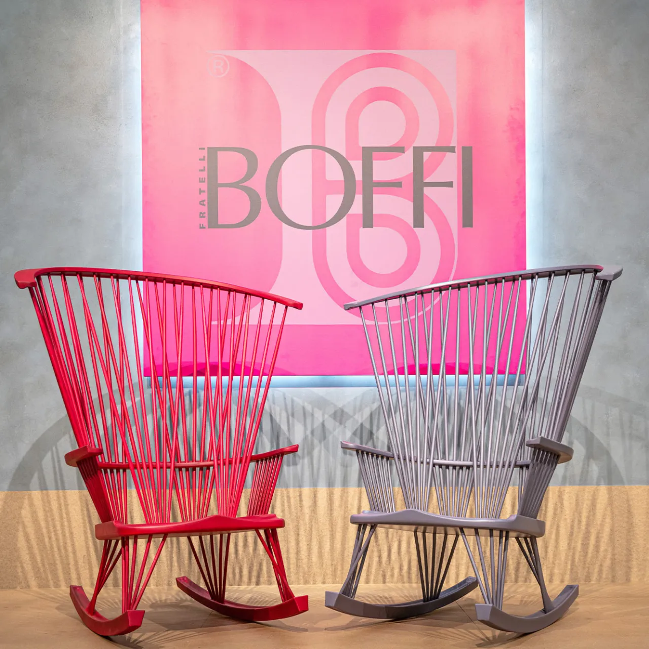 Fratelli Boffi Armchairs<Sitlali Rocking Armchair by Philippe Bestenheider #3