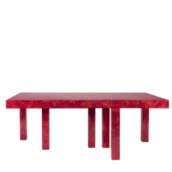 Arkof Dining Tables<Six-Legged Touch Table Red by Fabrizio Contaldo