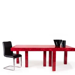 Arkof Dining Tables<Six-Legged Touch Table Red by Fabrizio Contaldo