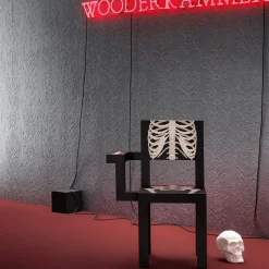 Scapin Collezioni Chairs<Skeleton Black Chair