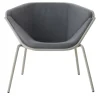 TrabA' Lounge Chairs<Skin Lounge Gray Chair By Giacomo Cattani