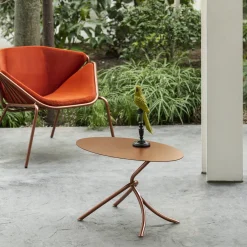 TrabA' Lounge Chairs<Skin Lounge Red Outdoor Chair By Giacomo Cattani