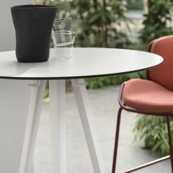 TrabA' Bar Stools<Skin Red Bar Stool By Giacomo Cattani