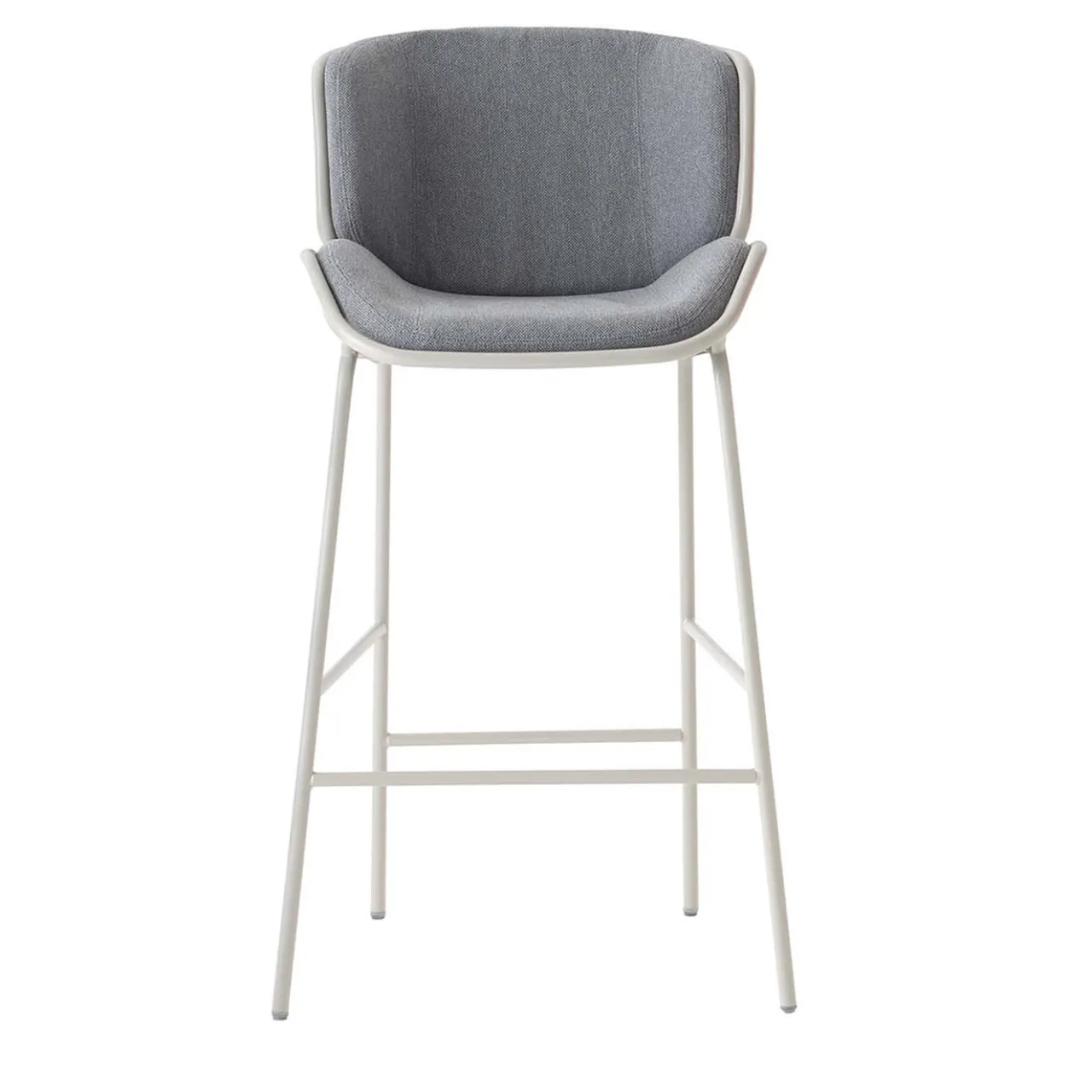 TrabA' Bar Stools<Skin White Stool by Giacomo Cattani