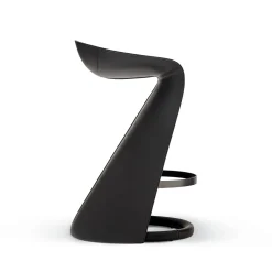 Giorgetti Bar Stools<Skirt Black Bar Stool