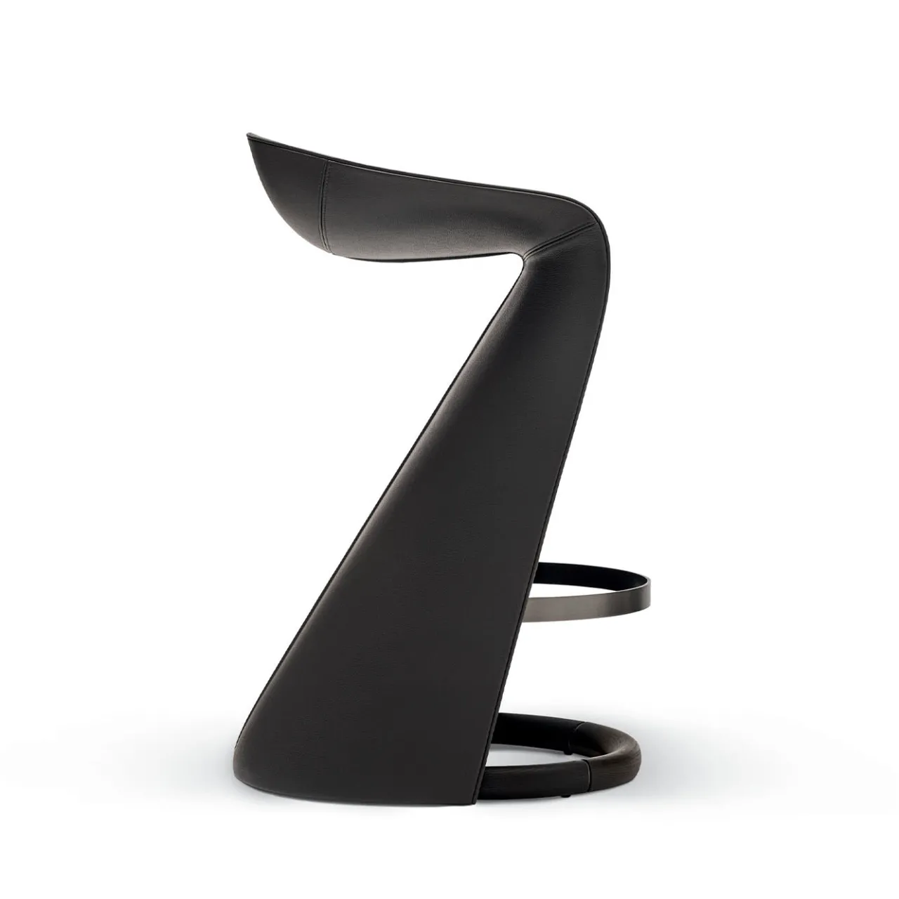 Giorgetti Bar Stools<Skirt Black Bar Stool