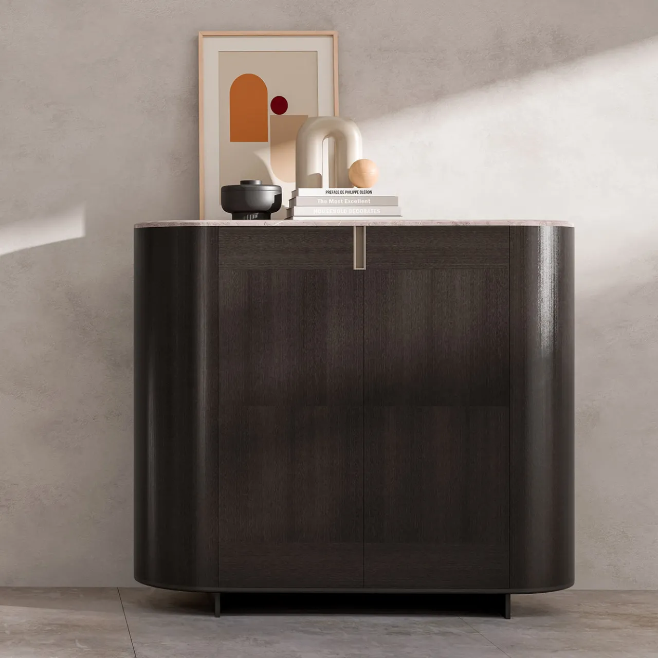 CPRN Homood Cabinets<Sky Grey High Sideboard