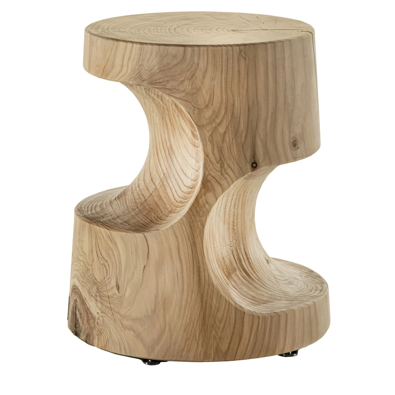 Riva 1920 Stools<Slalom solid cedar wood Stool #1